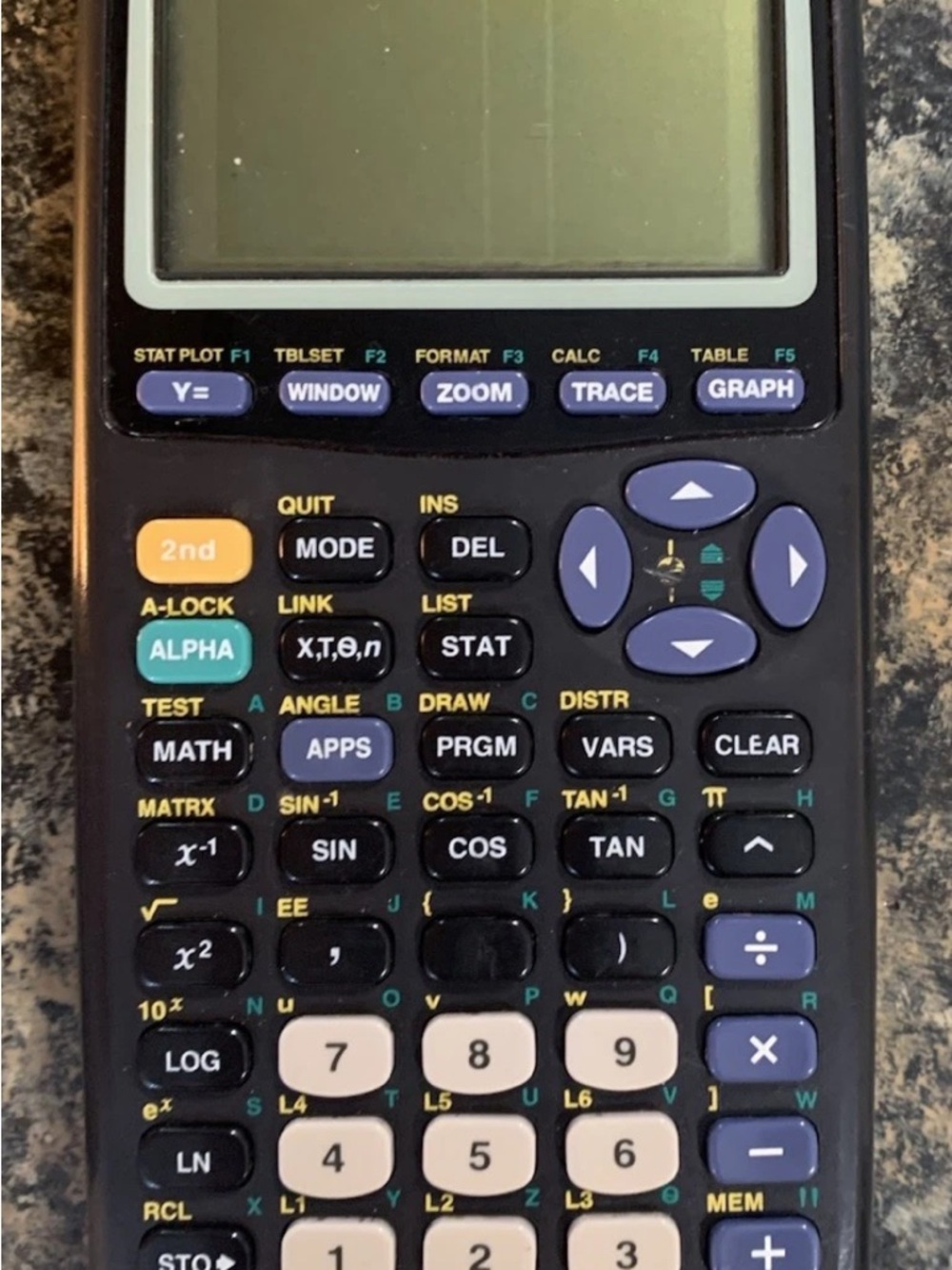Texas Instruments TI-83 Plus Graphing Calculator TESTED No Cover / Lid Ti 83+